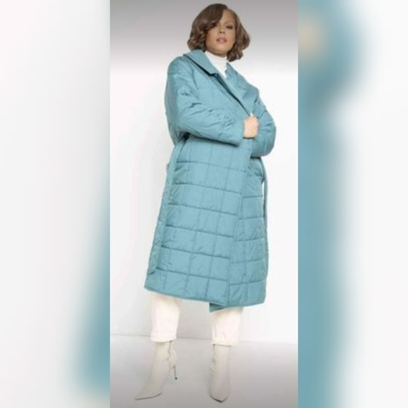 Eloquii Jackets & Blazers - Eloquii Quilted Coat - Like New